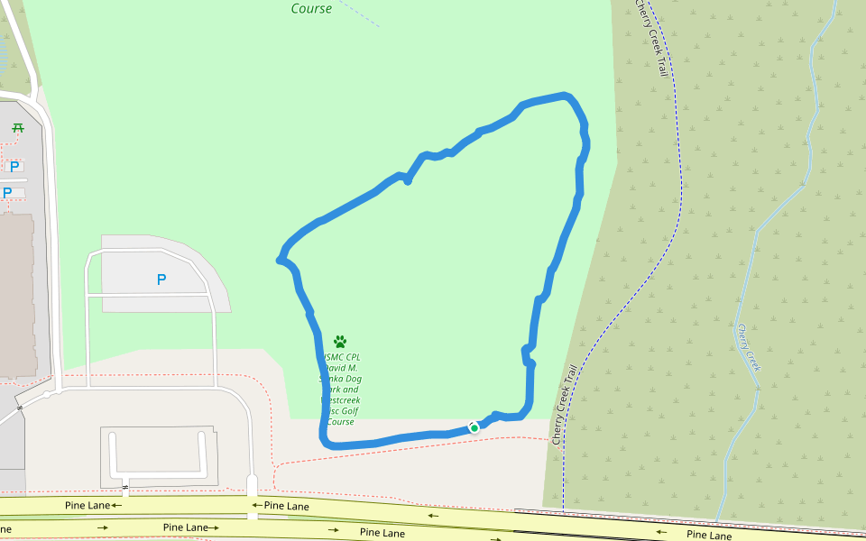 Dog park and Westcreek Disc Golf Course