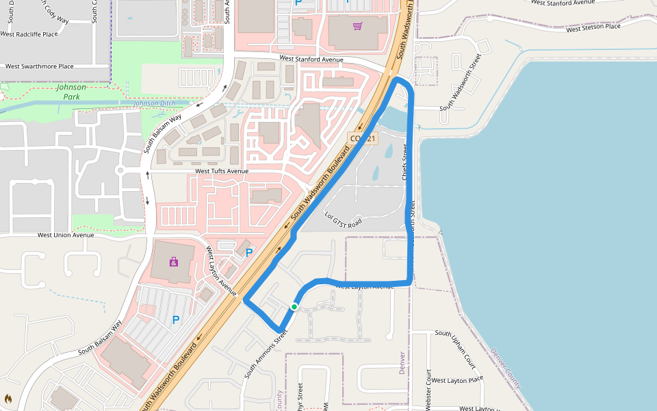 Marston Lake Wander und Laufweg Pacer