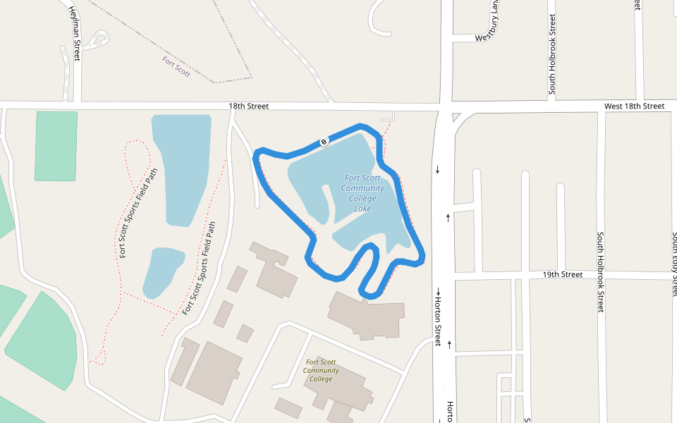 Fort Scott Community College Lake Walking And Running Trail Kansas