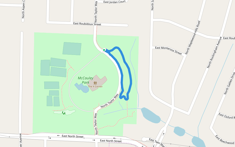 McCauley Park Walking and Running Nixa, Missouri, USA Pacer