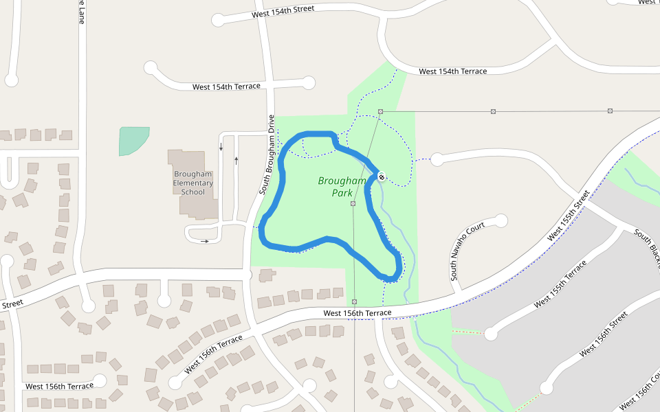 Brougham Park Walking and Running Olathe, Kansas, USA Pacer