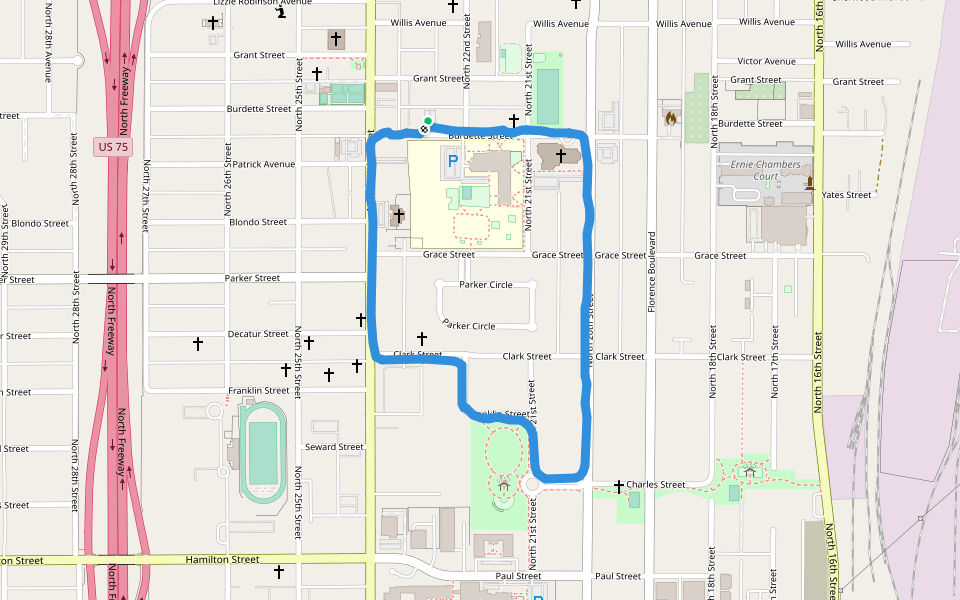 Conestoga Elementary School Walking And Running Trail Omaha, Nebraska