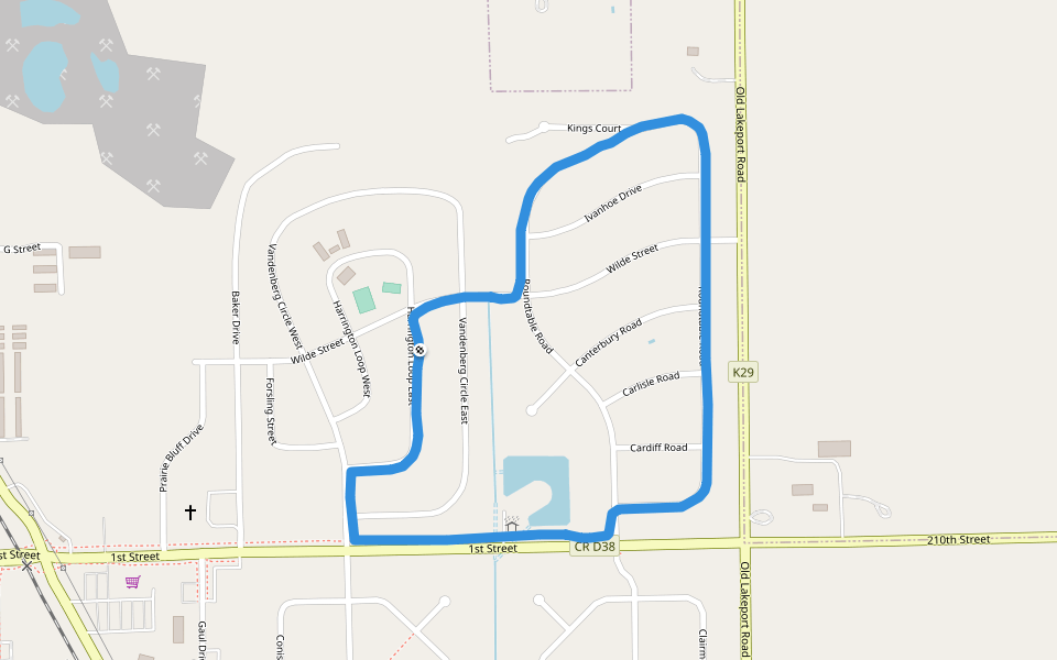 Parque Kiwanas Caminar y correr Sergeant Bluff, Iowa, Estados Unidos