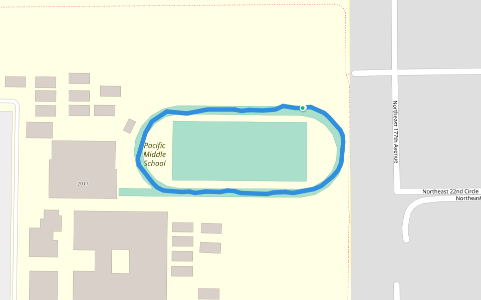 Pacific Middle School Walking And Running Trail Vancouver Washington 