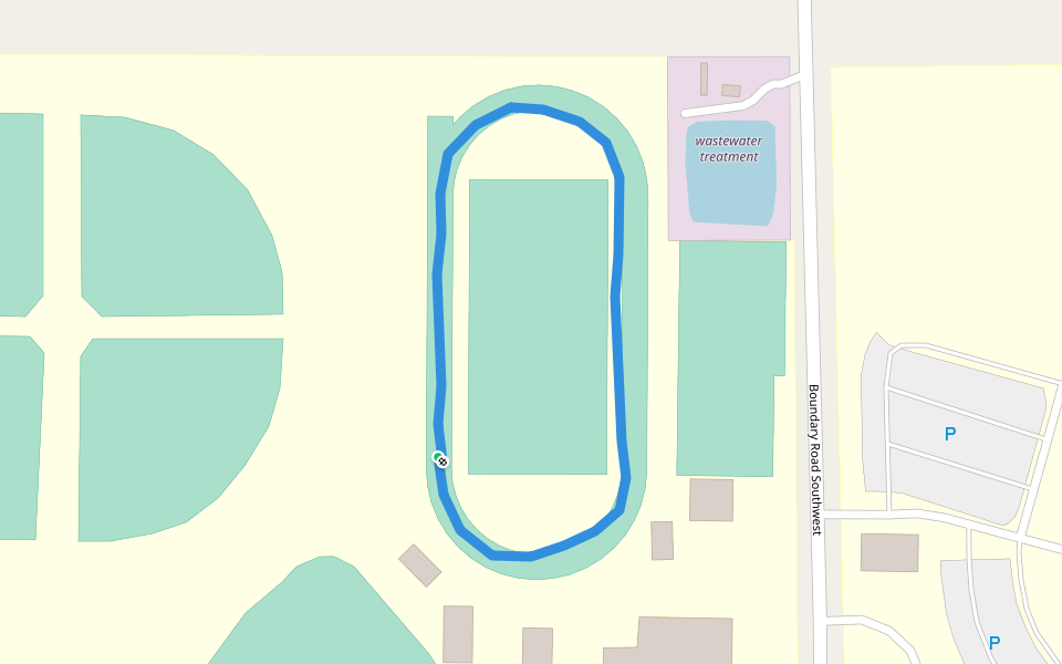 tennis walking route map in Mattawa