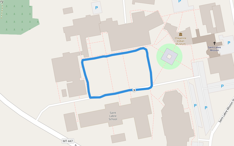 Saint Labre School Walking And Running Trail - Ashland, Montana, USA ...