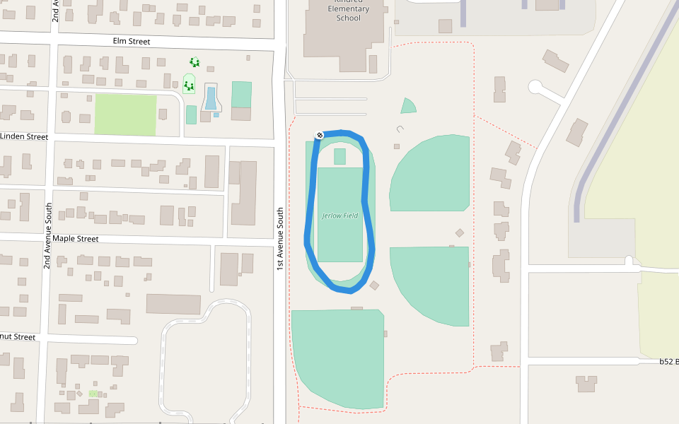 Jerlow Field Walking And Running Trail Kindred, North Dakota, USA Pacer