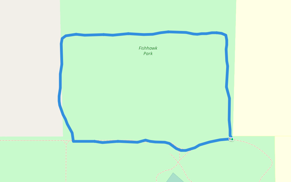 Fishhawk Park in Florida | Walking Map