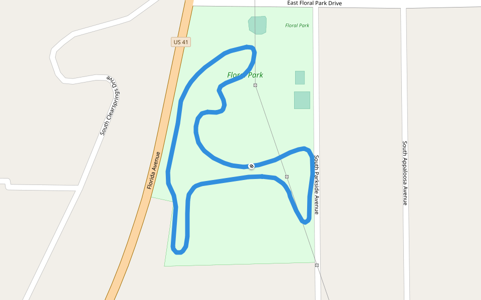 Floral Park Walking and Running Floral City, Florida, USA Pacer