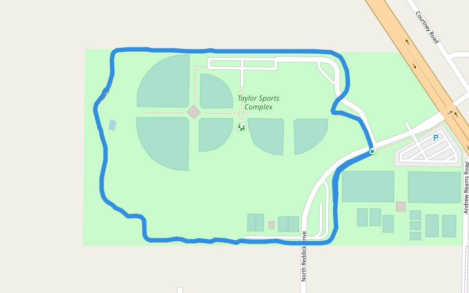 Taylor Sports Complex Walking And Running Trail Perry, Florida, USA