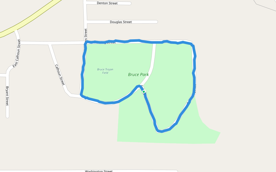 Bruce Park Walking and Running Mississippi Pacer