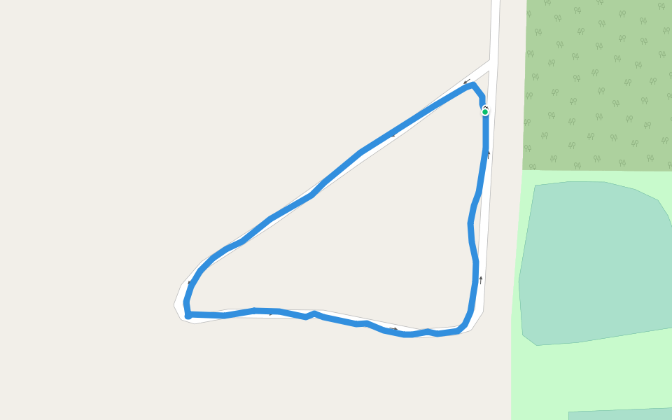 Hamilton City Park walking route map in Hamilton