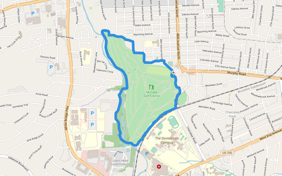 Richland Creek Greenway in Tennessee - Dn6jx 20200225 8 nashville greenway map