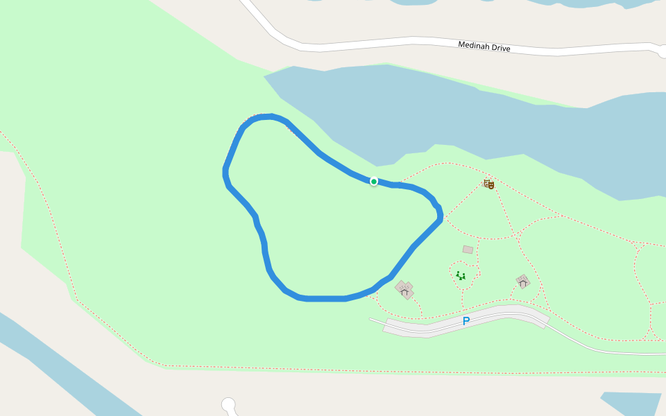 Friedman Park walking map