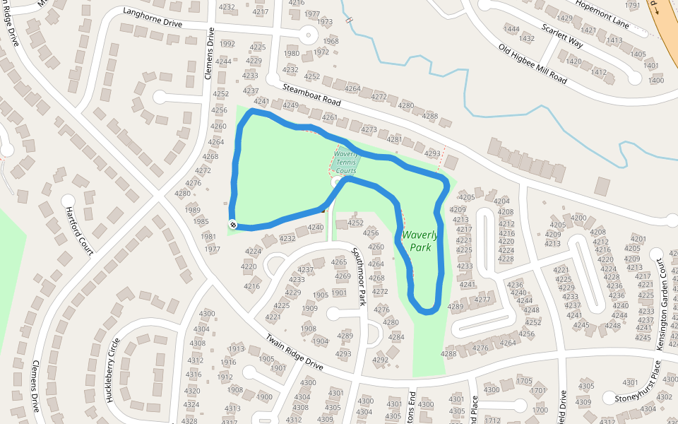 Waverly Park Walking and Running Pacer