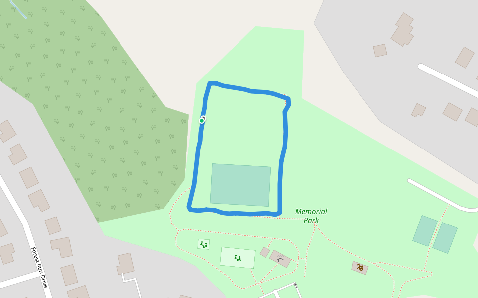 Memorial Park Walking and Running Independence, Kentucky, USA Pacer