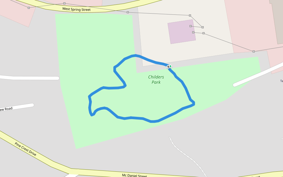 Childers Park Walking and Running Monroe, USA Pacer