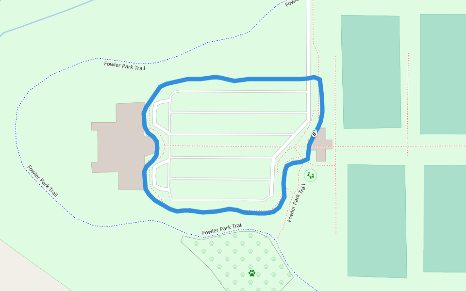 Fowler Park Walking and Running Pacer