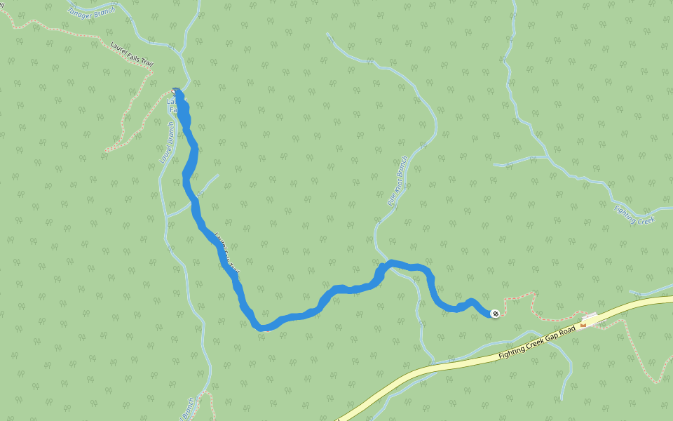 Great Smoky Mountains National Park - Laurel Falls trail