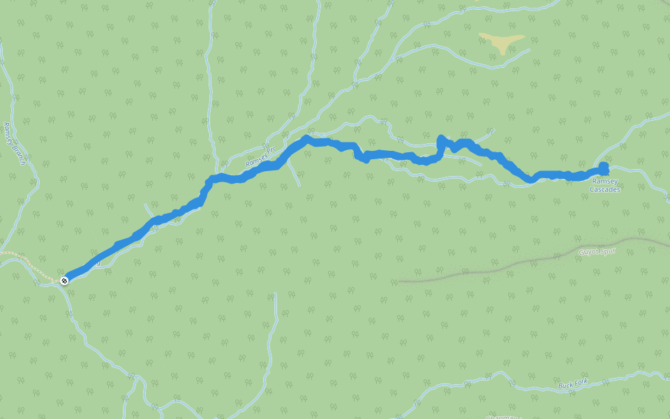 Great Smoky Mountains National Park - Ramsey Cascades Trail