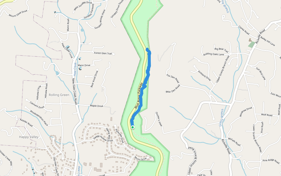 Blue Ridge Parkway - Mountains-to-Sea Trail