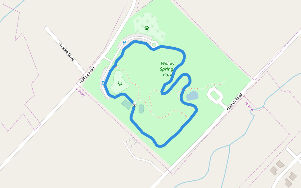 Willow Springs Park Walking and Running Johnson City, Tennessee, USA