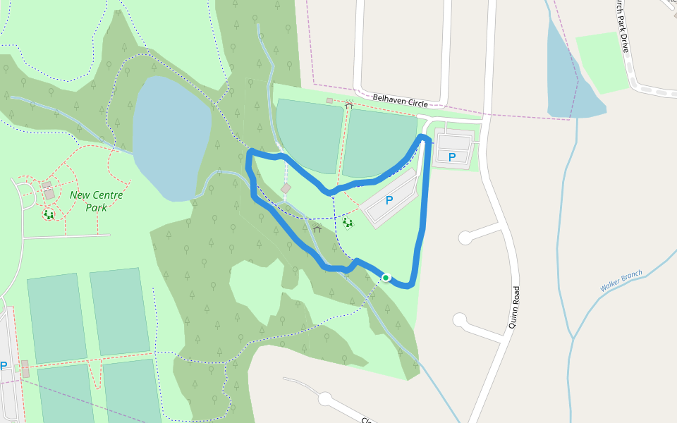 Clover Community Park Walking and Running South Carolina, USA Pacer