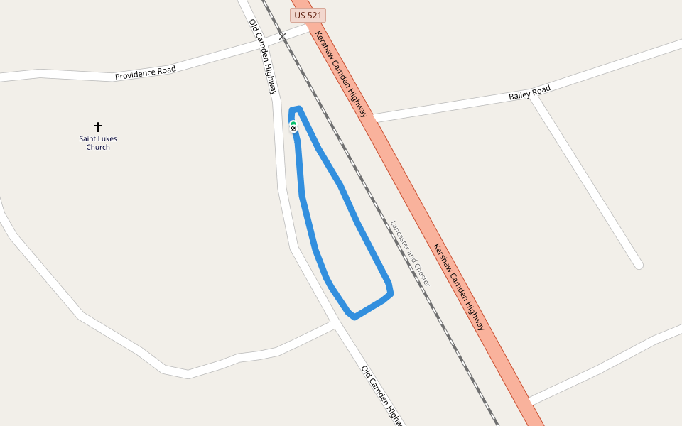 Elgin Walking And Running Trail Lancaster, South Carolina, USA Pacer