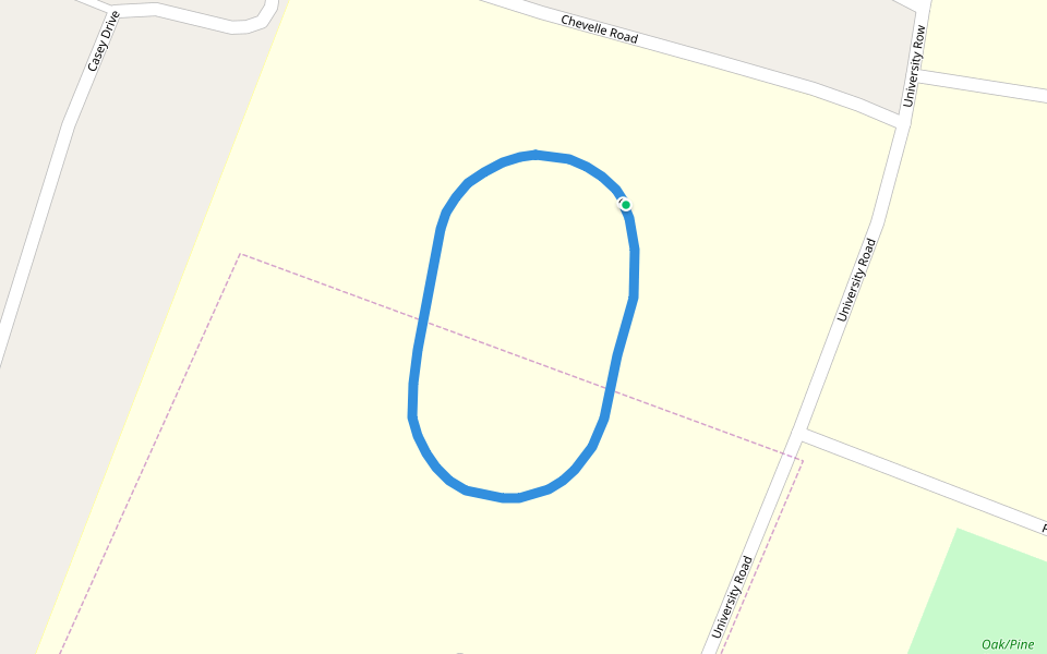 UNC Pembroke walking route map in Pembroke