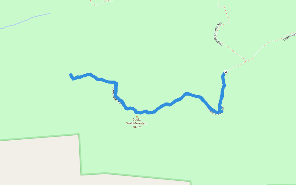 Cooks Wall Mountain - Cooks Wall Trail