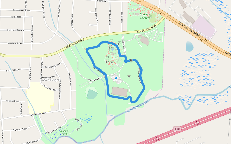 Barber Park Walking and Running Greensboro, North Carolina, USA Pacer