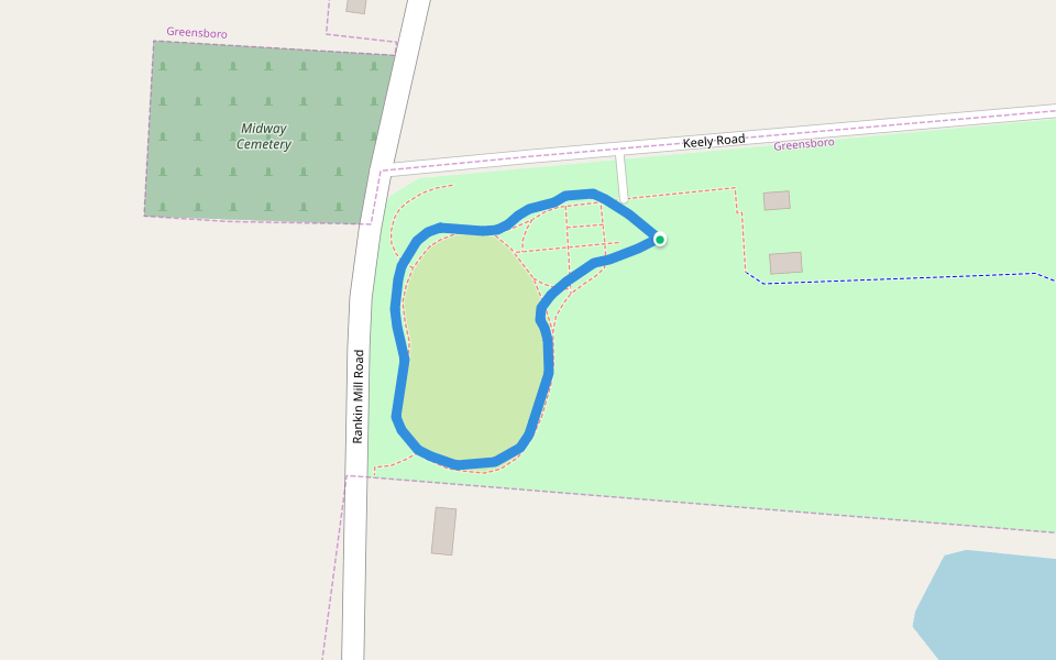 Keeley Park Walking and Running McLeansville, North Carolina, USA Pacer