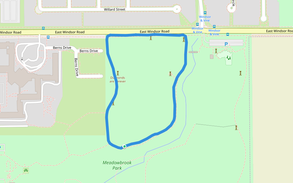 Meadowbrook Park Walking and Running Urbana, Illinois, USA Pacer