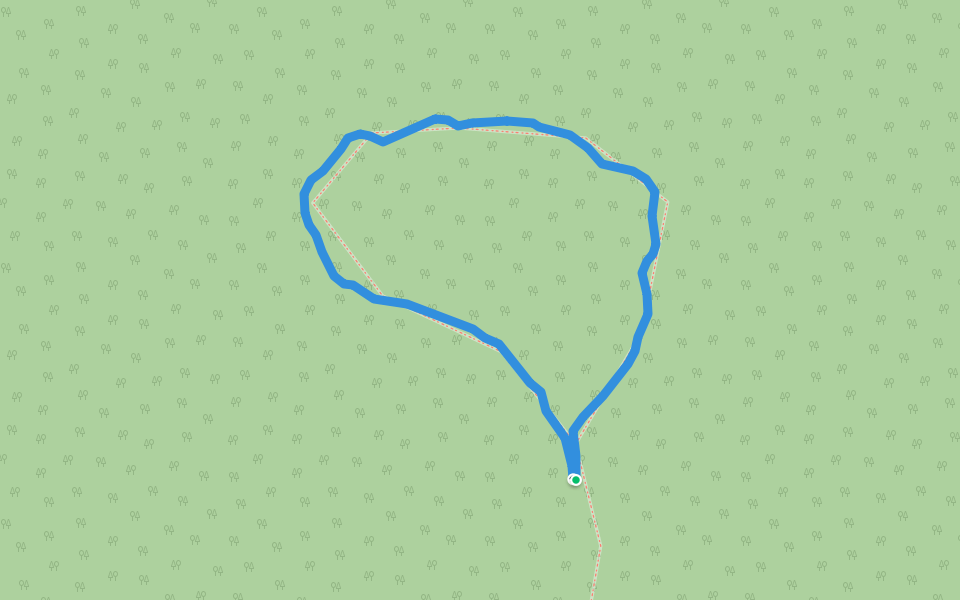 Kettle Moraine State Forest - South walking route map in Dousman