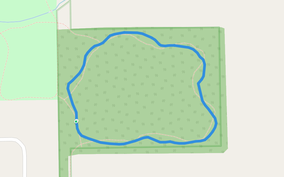 Homecoming Park walking route map in Wauseon
