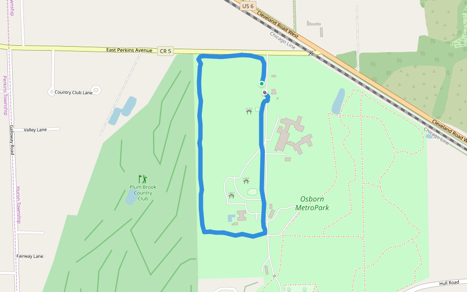 Osborn MetroPark Walking and Running Huron, Ohio, USA Pacer