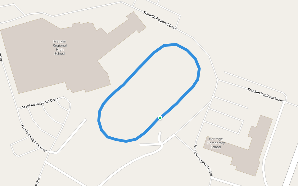 Franklin Regional High School Walking And Running Trail Murrysville, Pennsylvania, USA Pacer