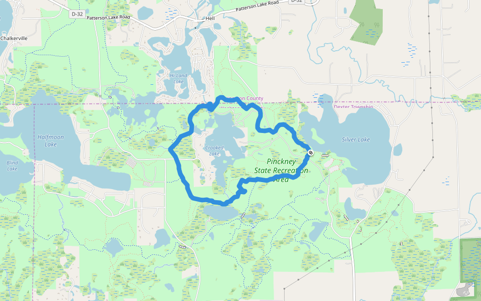 Pinckney State Recreation Area Walking And Running Trail Michigan