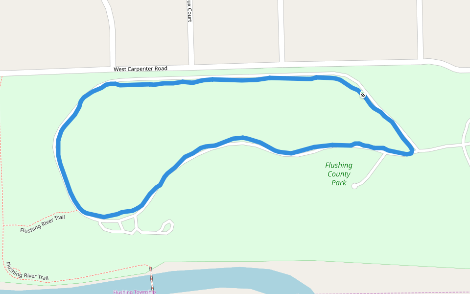 Flushing County Park Walking and Running Michigan, USA Pacer