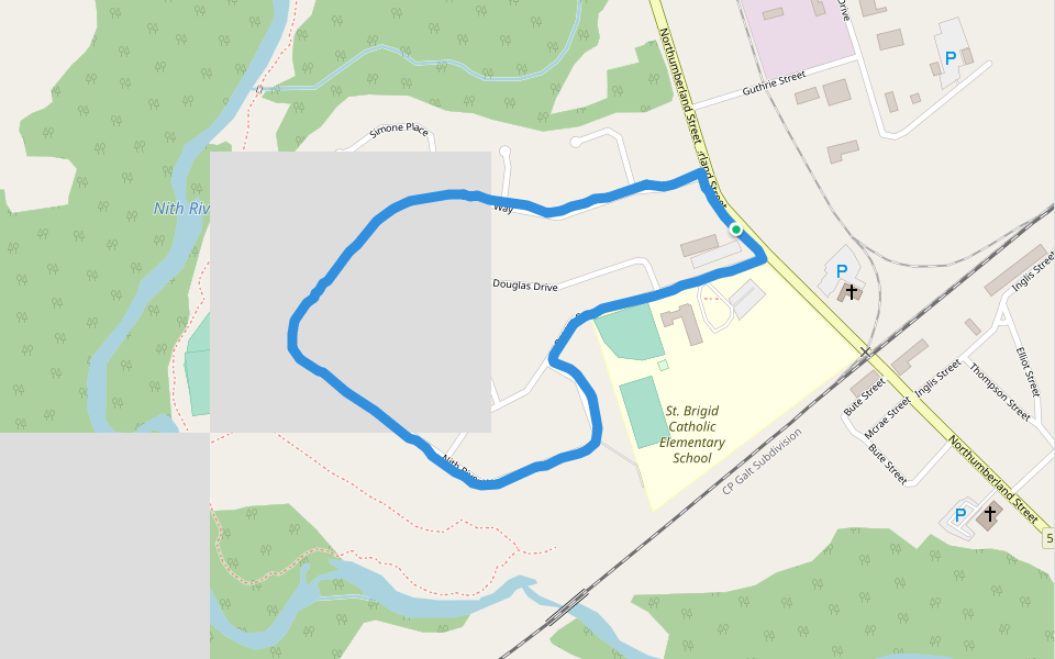 Ayr Curling Rink Walking And Running Trail North Dumfries, Ontario