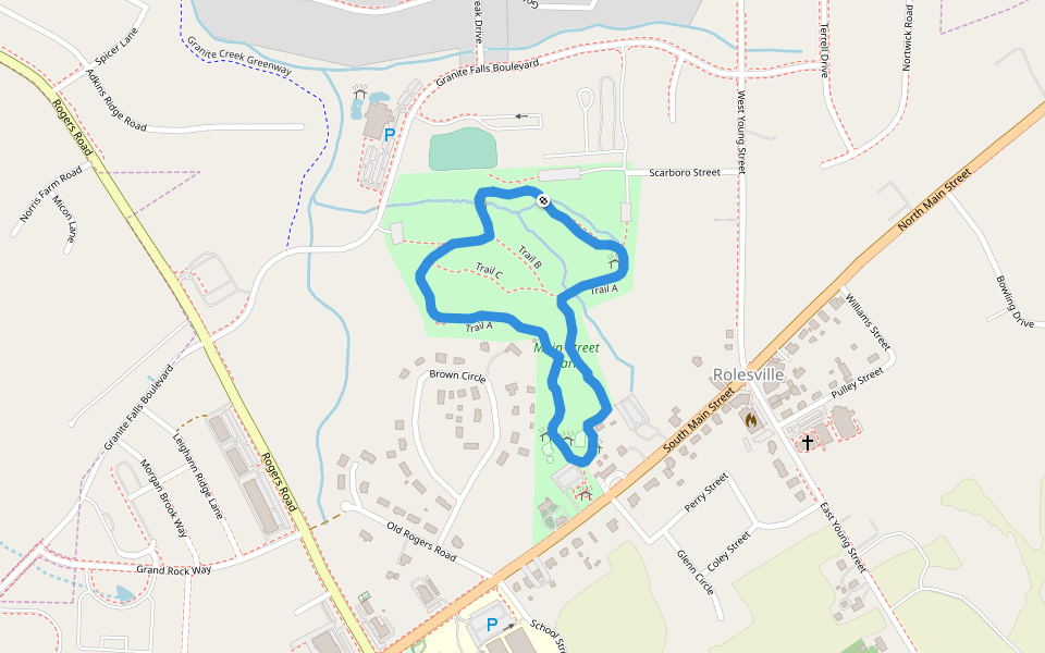 Main Street Park Walking and Running Rolesville, North Carolina, USA