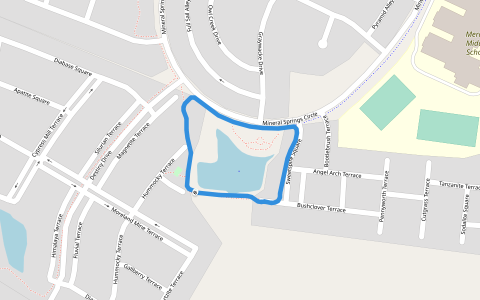 Possumhaw Park Walking and Running Aldie, Virginia, USA Pacer