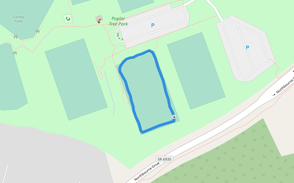 Poplar Tree Park Walking and Running Chantilly, Virginia, USA Pacer