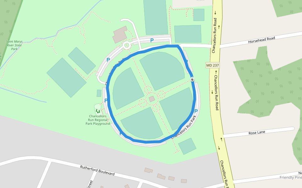 Chancellors Run Regional Park Great Mills, Maryland, USA Pacer