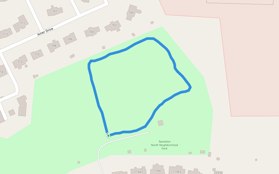 Tantallon North Neighborhood Park Walking and Running Fort Washington