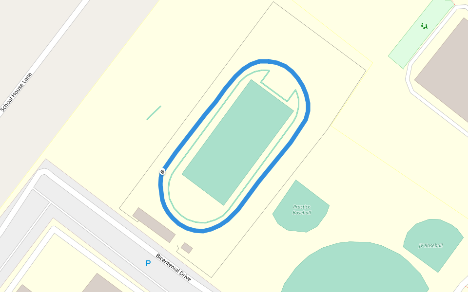 Colonial Elementary School walking route map in Plymouth Meeting