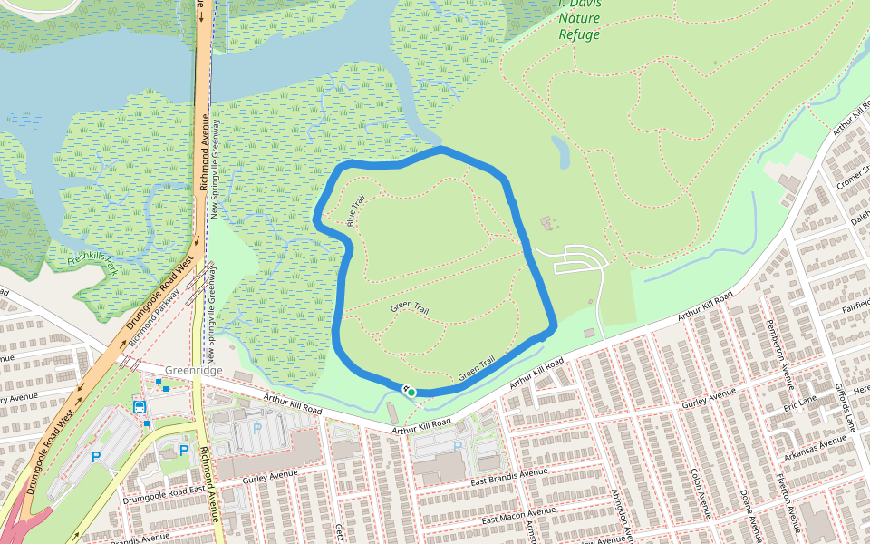 William T. Davis Nature Refuge Walking And Running Trail New York