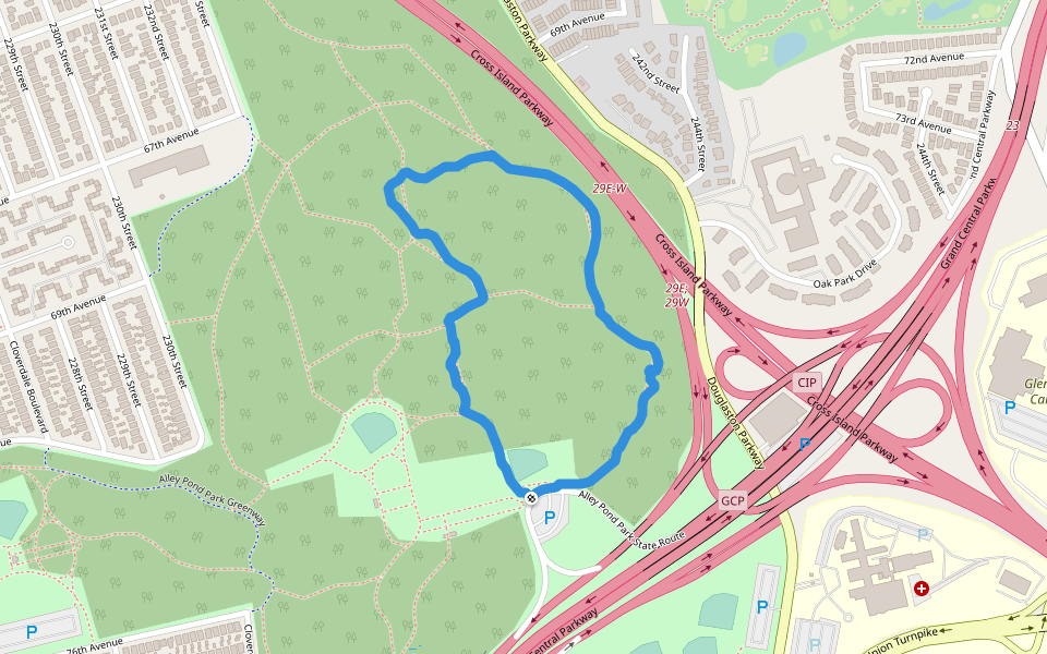 Alley Pond Park Walking and Running New York City, New York, USA Pacer