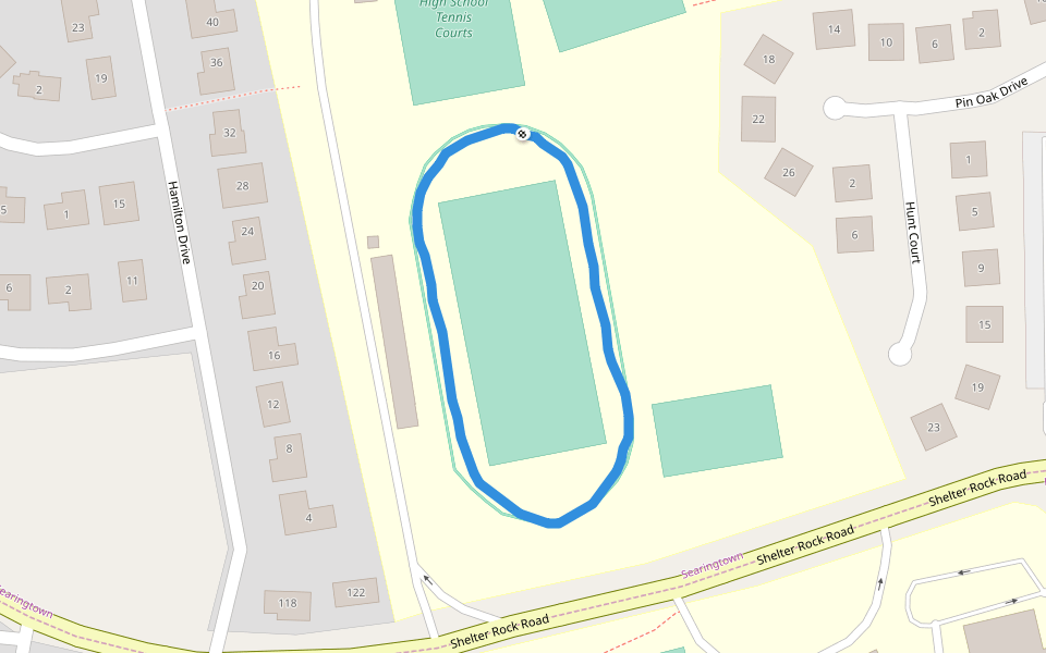 Herricks High School Field Walking And Running Trail Roslyn, New York