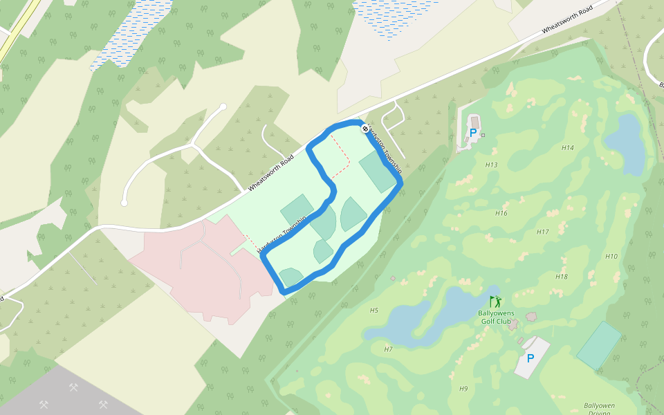 Hardyston Township walking route map in Hamburg